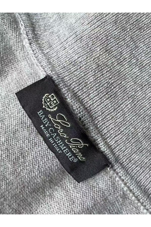 Мужская водолазка Loro Piana Premium - Dark Gray