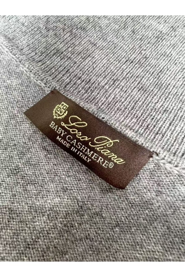 Мужская водолазка Loro Piana Premium - Light Gray