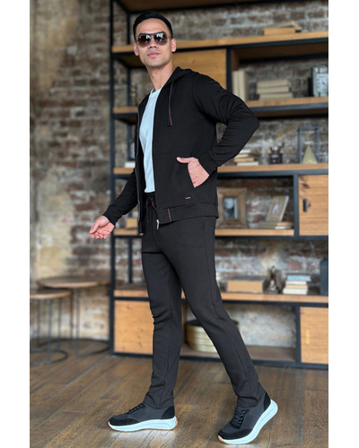 Мужской спортивный костюм Loro Piana - Black