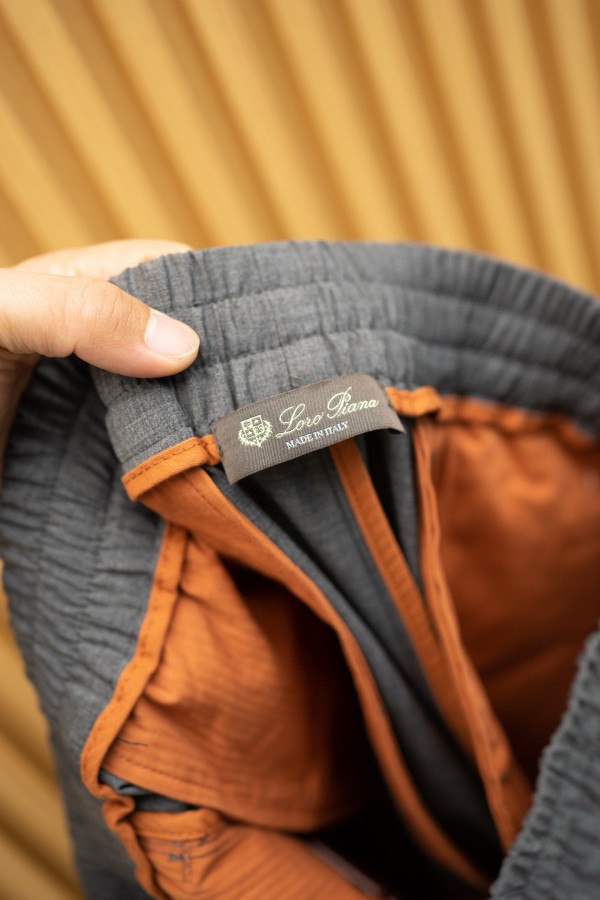 Мужские серые штаны Loro Piana Premium