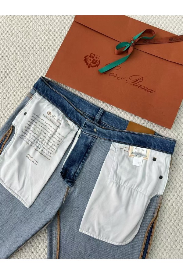 Мужские синие джинсы Loro Piana Premium