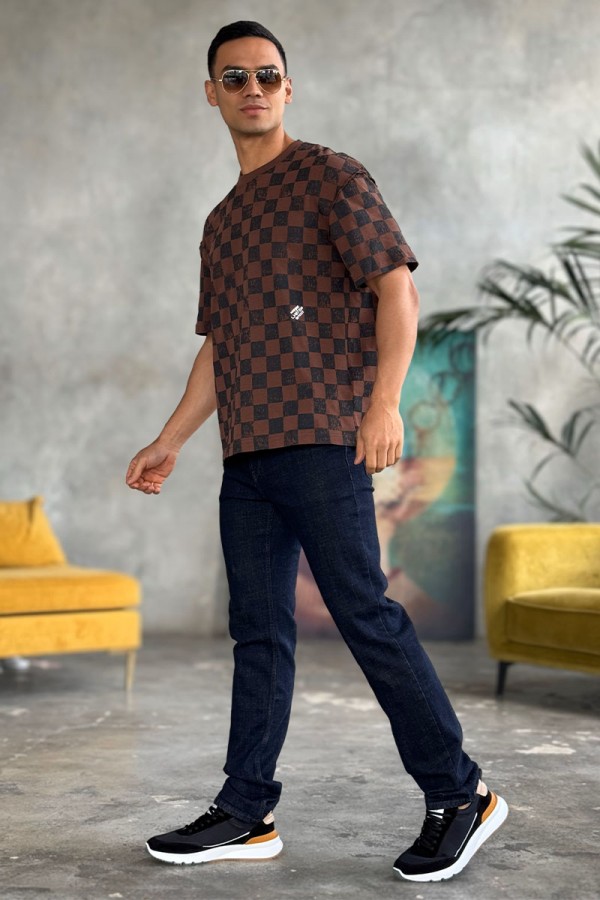 Джинсы тёмно-синего цвета Loro Piana regular fit