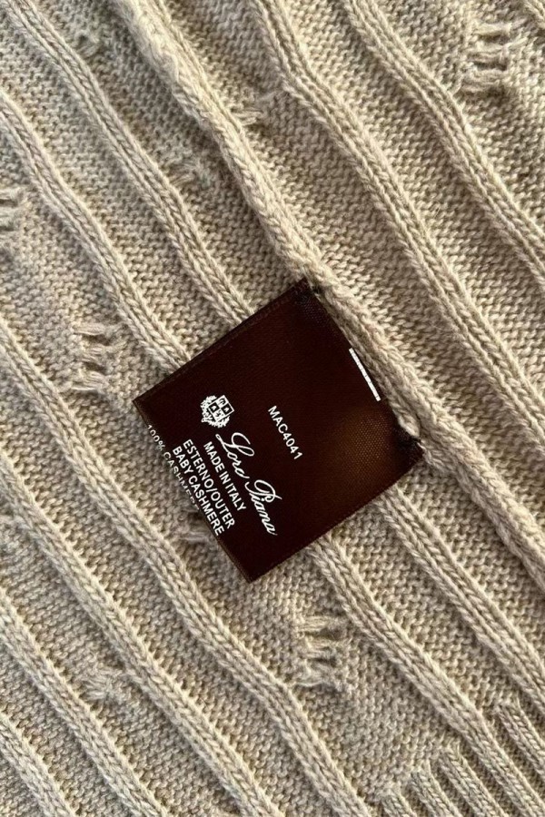 Кашемировый свитер Loro Piana Premium zip-up - Beige