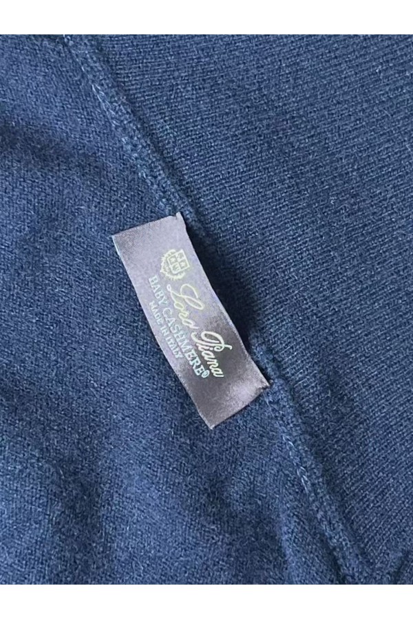 Мужская водолазка Loro Piana Premium - Black Blue