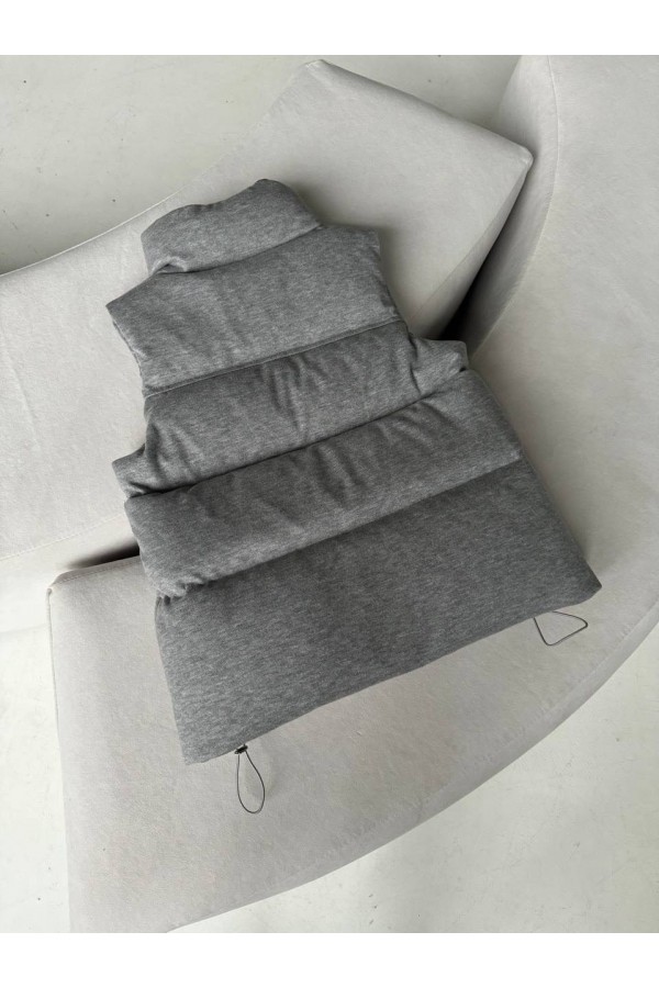 Женская серая жилетка Loro Piana premium