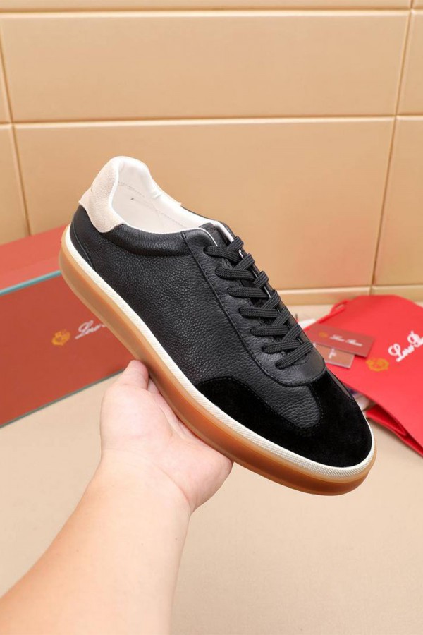 Мужские кроссовки Loro Piana Tennis Walk - Black
