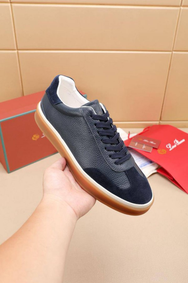 Мужские кроссовки Loro Piana Tennis Walk - Navy