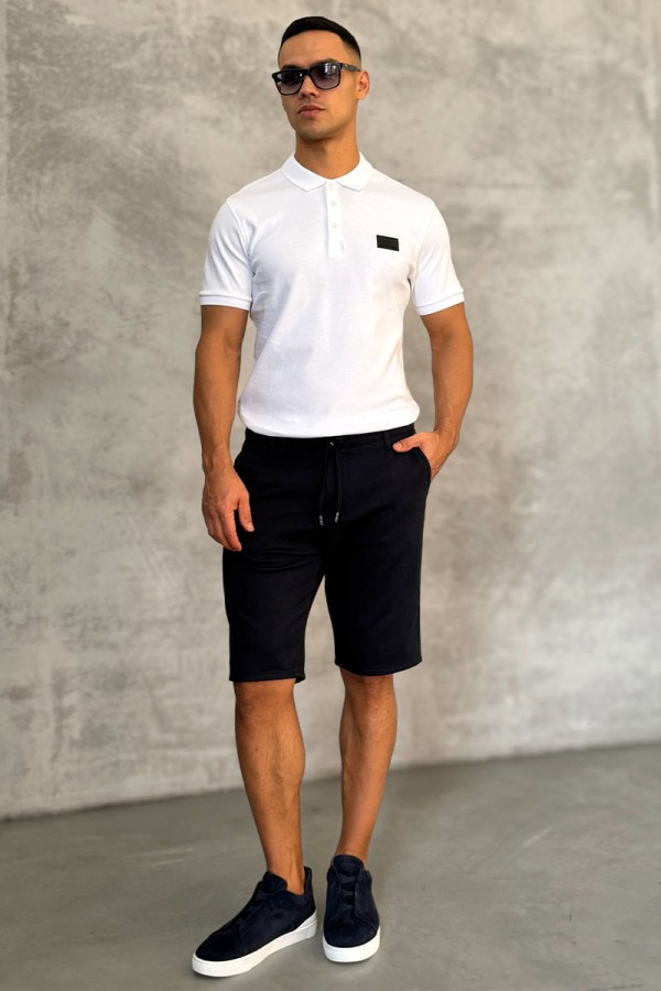 Мужские шорты Loro Piana чёрного цвета