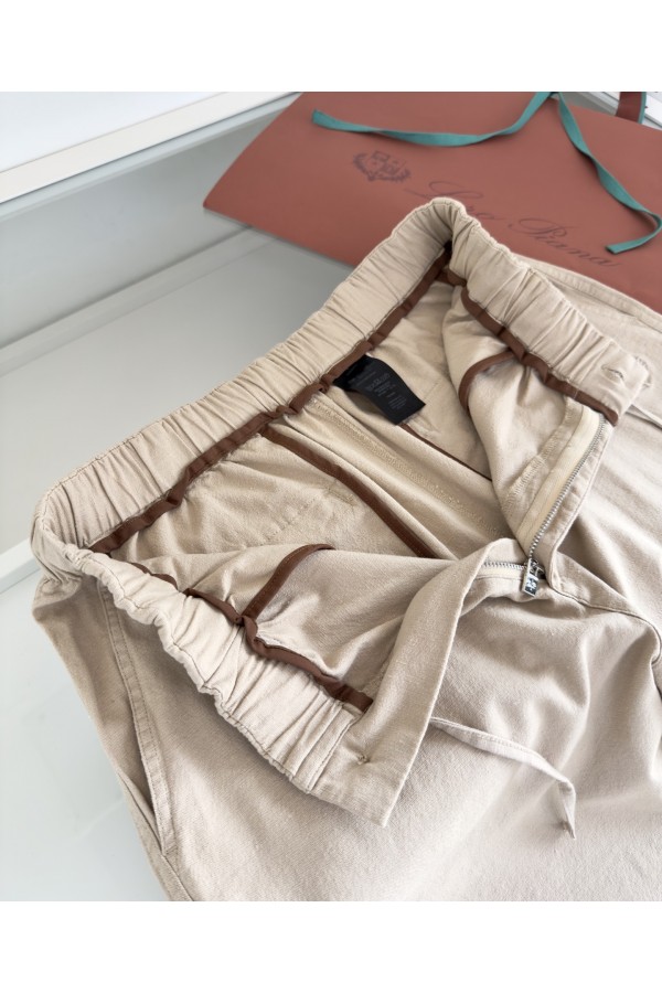 Льняные шорты Loro Piana Premium - Beige