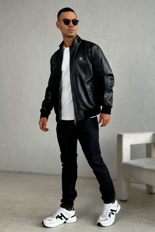 Мужская кожаная куртка Loro Piana