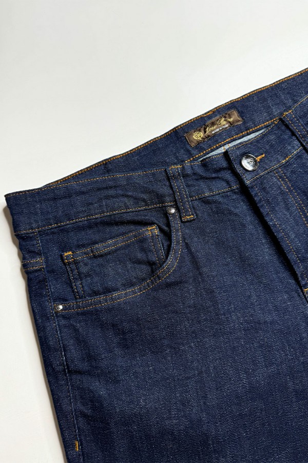Джинсы тёмно-синего цвета Loro Piana