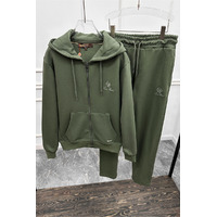 Спортивный костюм Loro Piana logo-embroidered - Green