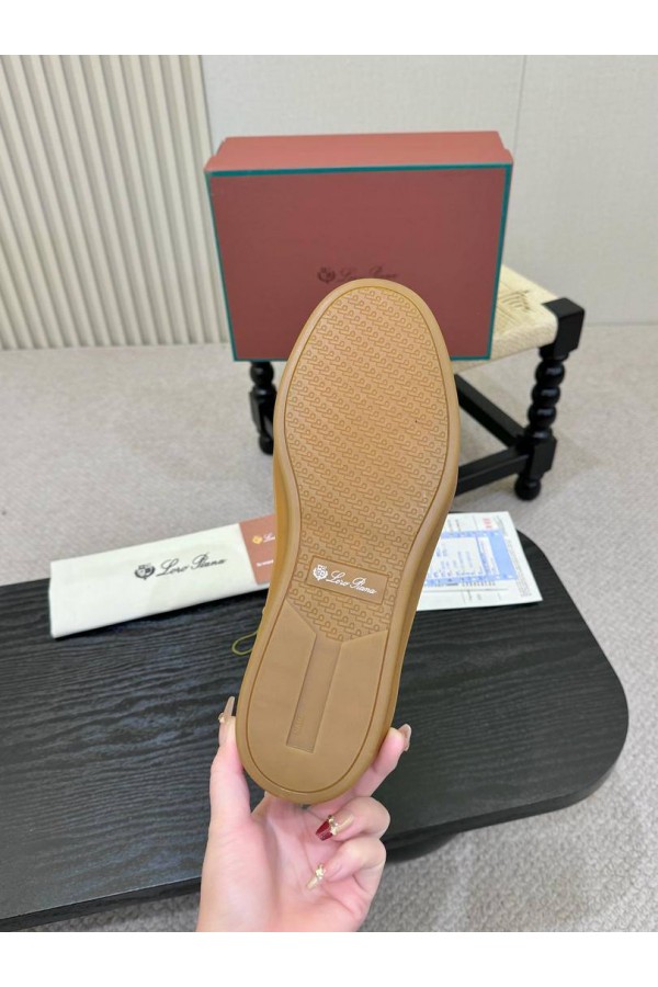 Мужские кроссовки Loro Piana Tennis Walk - Brown