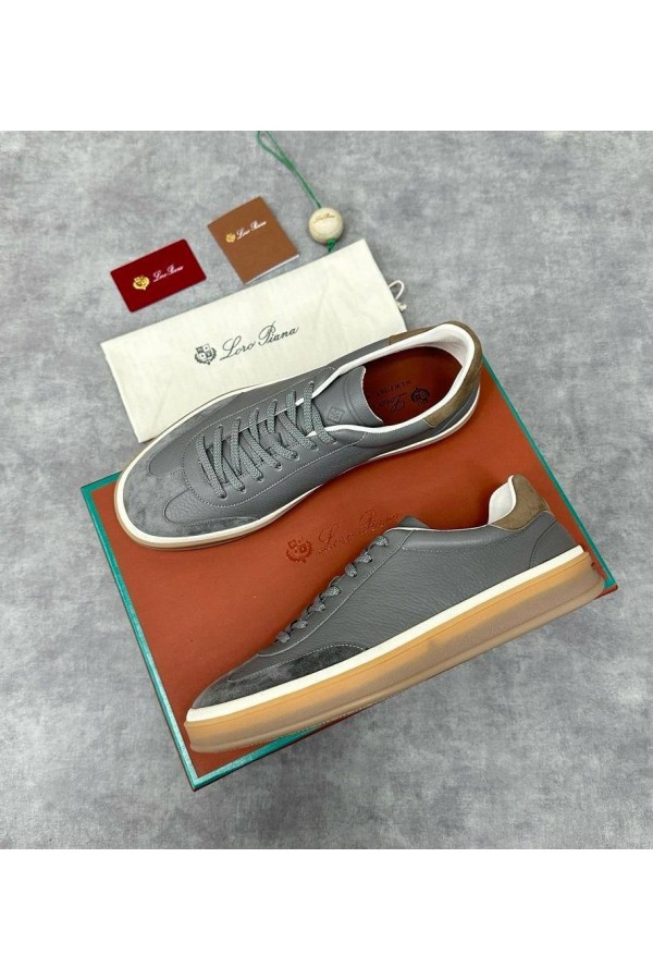 Мужские кроссовки Loro Piana Tennis Walk - Grey