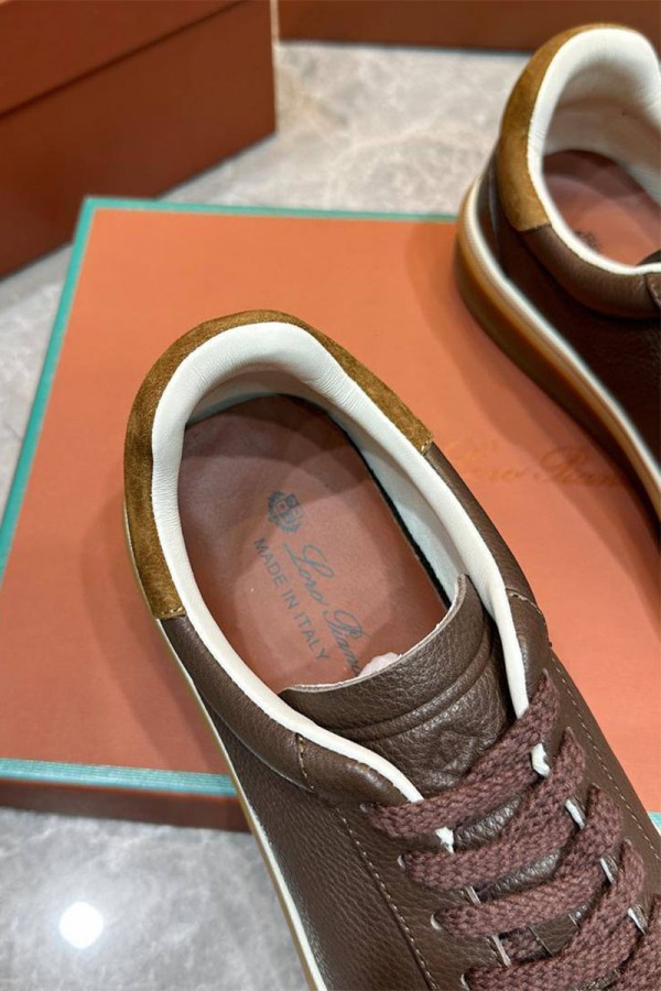 Мужские кроссовки Loro Piana Tennis Walk - Brown
