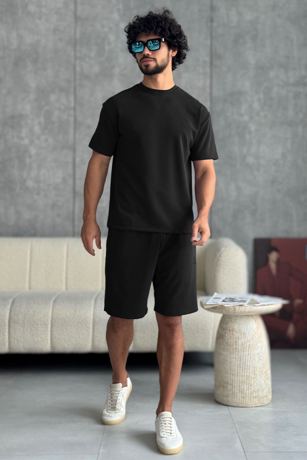 Мужской чёрный костюм Loro Piana