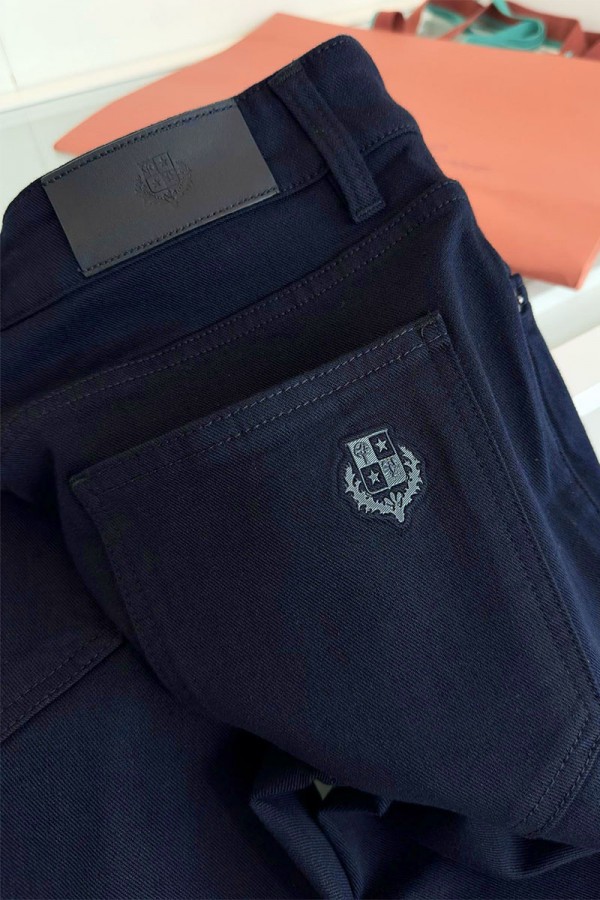 Мужские тёмно-синие джинсы Loro Piana