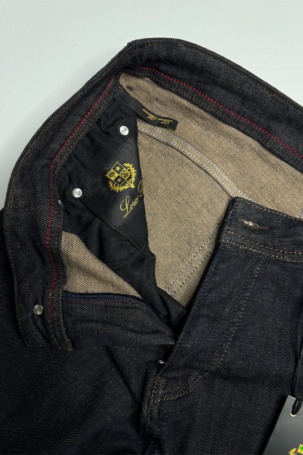 Тёмно-синие джинсы Loro Piana