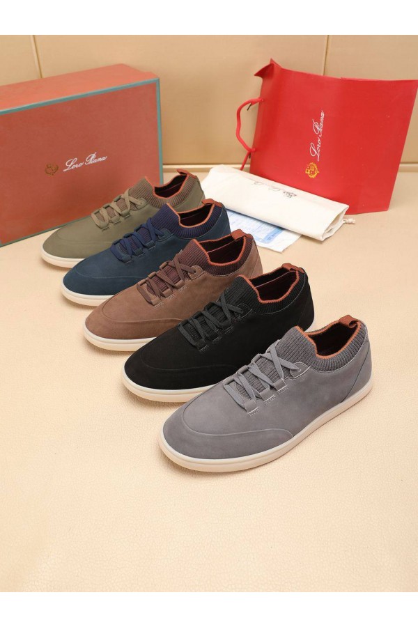 Мужские кроссовки Loro Piana Soho Walk - Khaki