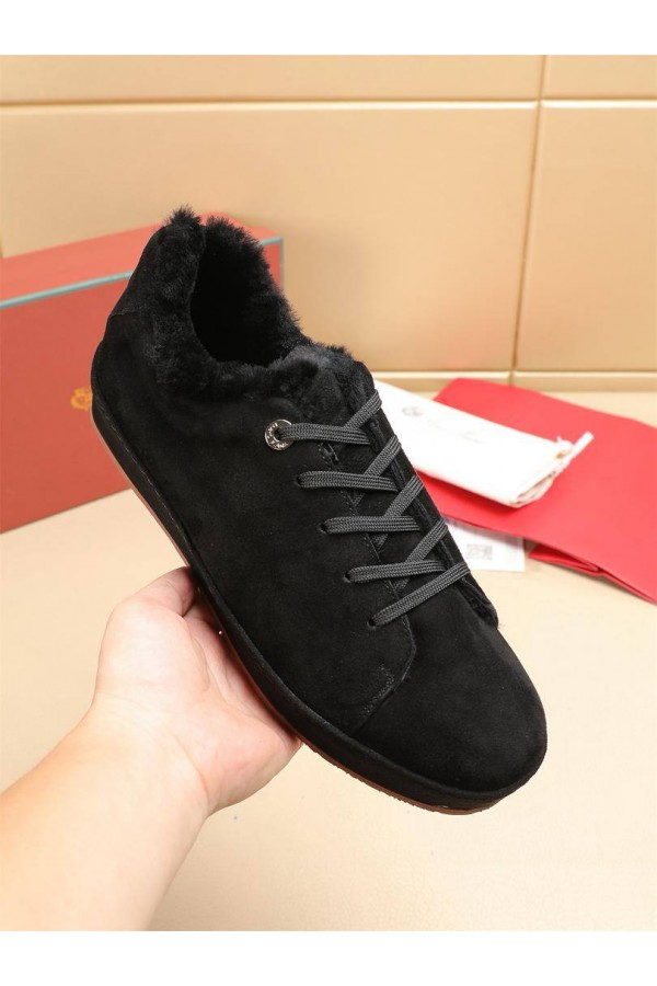 Зимние кроссовки с мехом Loro Piana