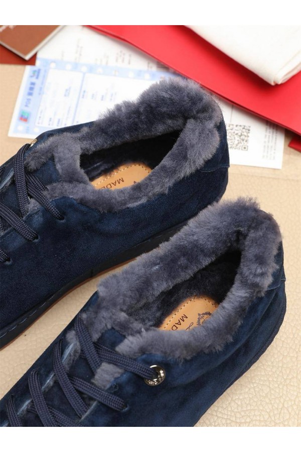 Зимние кроссовки с мехом Loro Piana