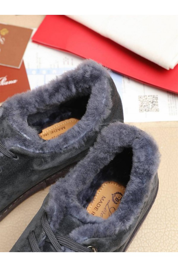 Зимние кроссовки с мехом Loro Piana