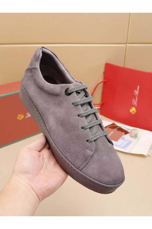 Мужские замшевые кроссовки Loro Piana