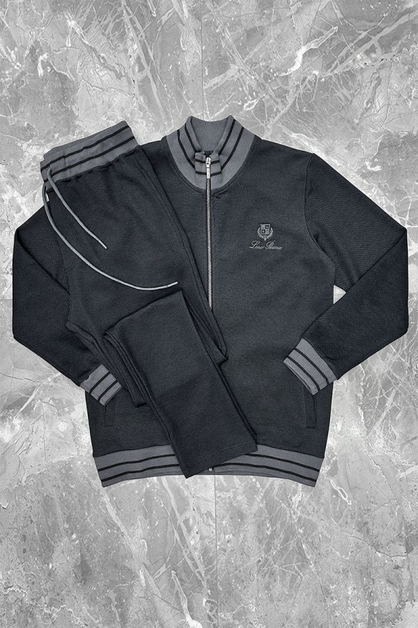 Спортивный костюм Loro Piana logo-embroidered - Black