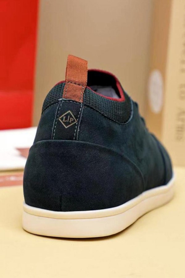 Замшевые кроссовки Loro Piana Soho Walk - Navy