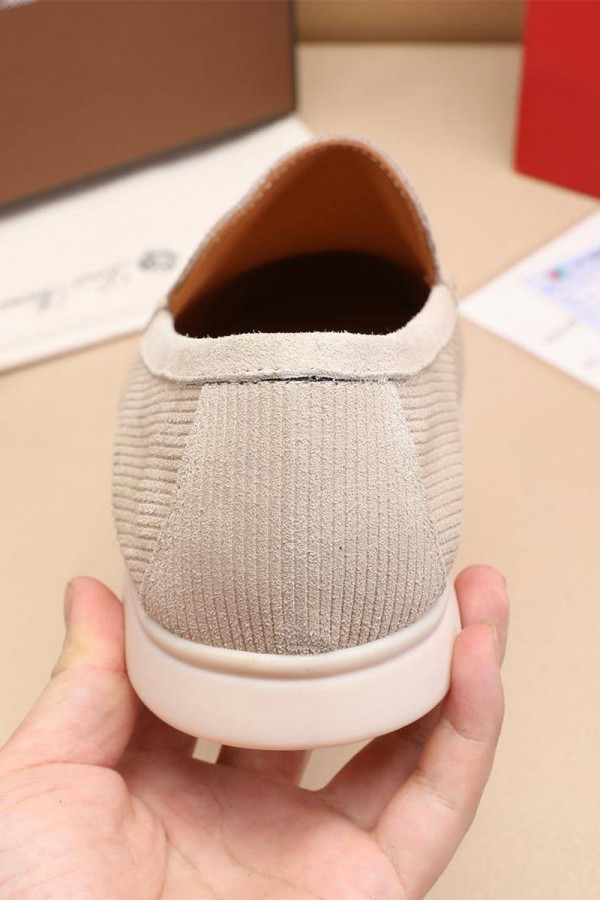 Мужские лоферы Loro Piana Summer Walk - Beige