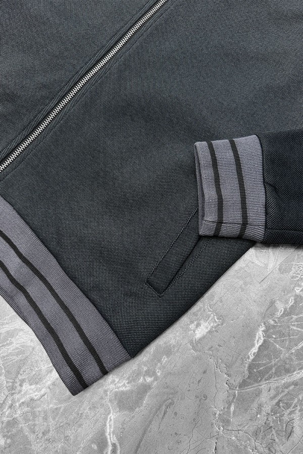 Кофта на молнии Loro Piana logo-embroidered - Black