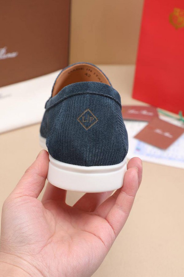 Мужские лоферы Loro Piana Summer Walk - Green