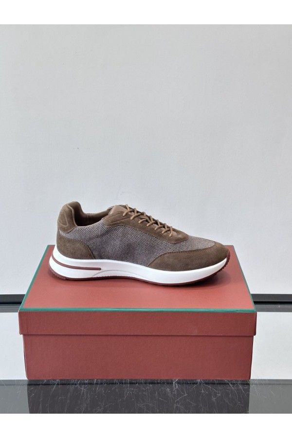 Мужские кроссовки Loro Piana Week End Walk - Brown