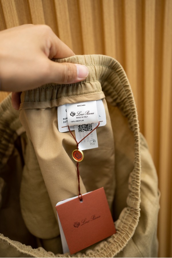 Мужские льняные штаны Loro Piana Premium