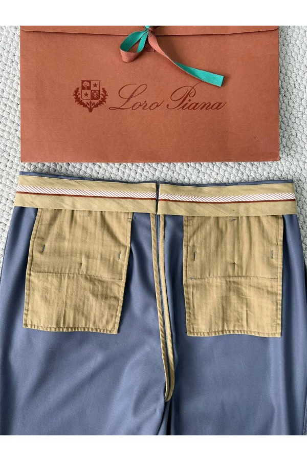 Мужские брюки Loro Piana Premium - Denim Blue