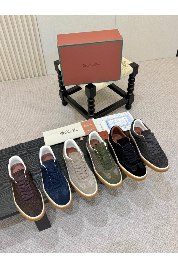 Мужские кроссовки Loro Piana Tennis Walk - Grey