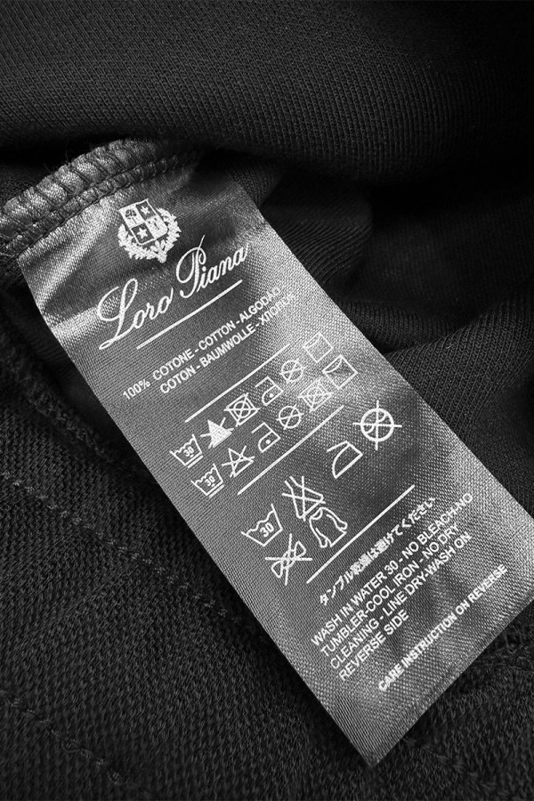 Спортивные штаны Loro Piana logo-embroidered - Black