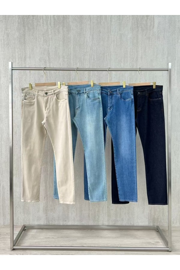 Мужские бежевые джинсы Loro Piana Premium