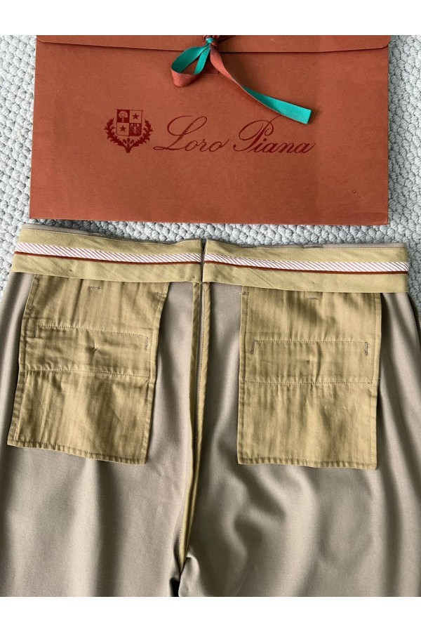 Мужские брюки Loro Piana Premium - Khaki