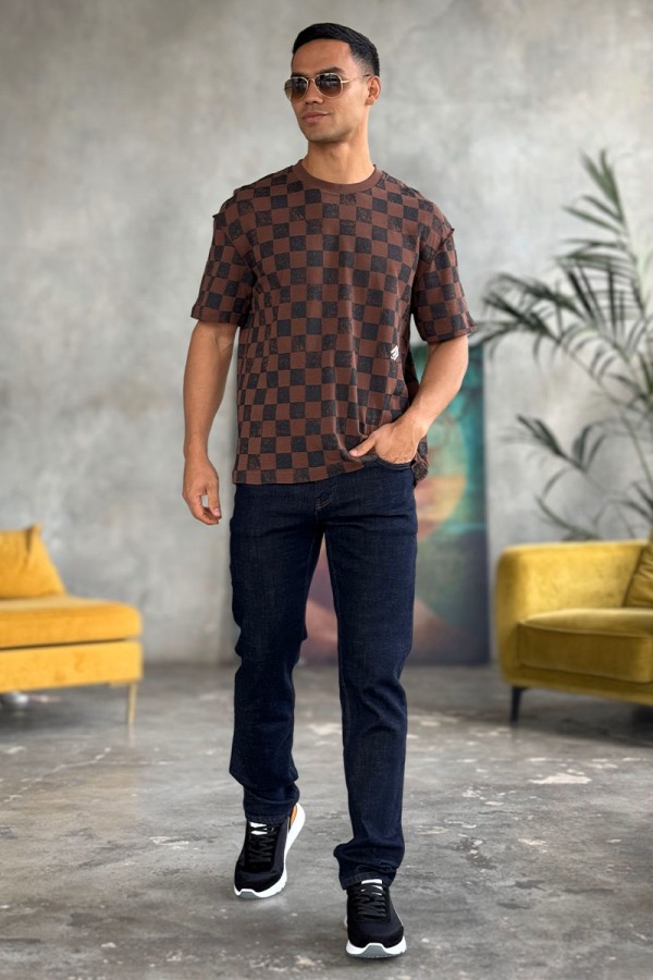 Джинсы тёмно-синего цвета Loro Piana regular fit