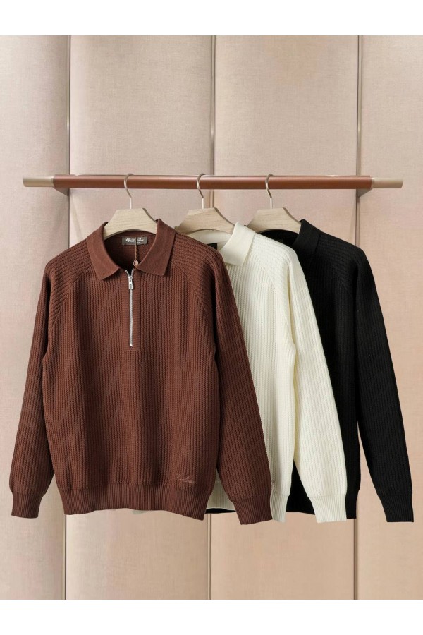 Мужской свитер Loro Piana premium - Brown