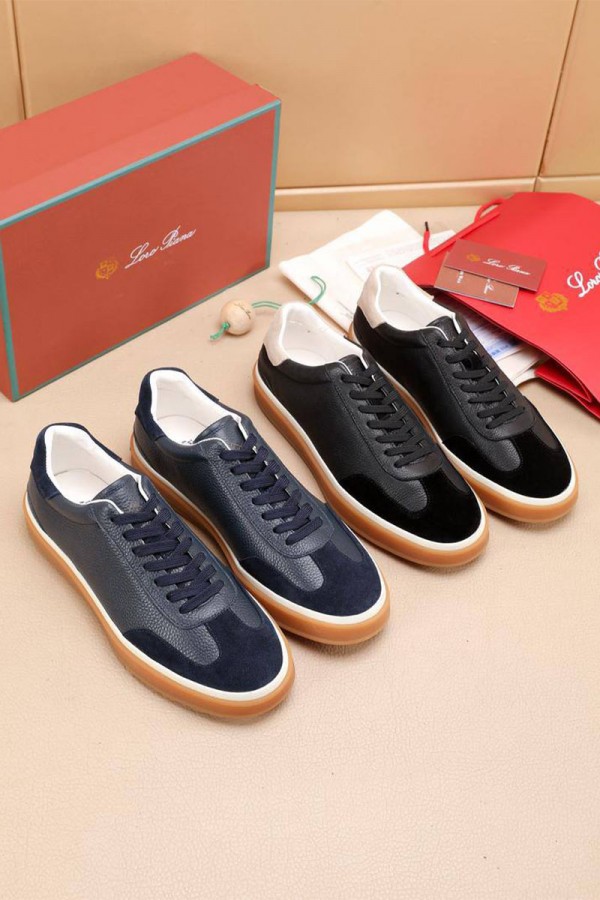 Мужские кроссовки Loro Piana Tennis Walk - Black