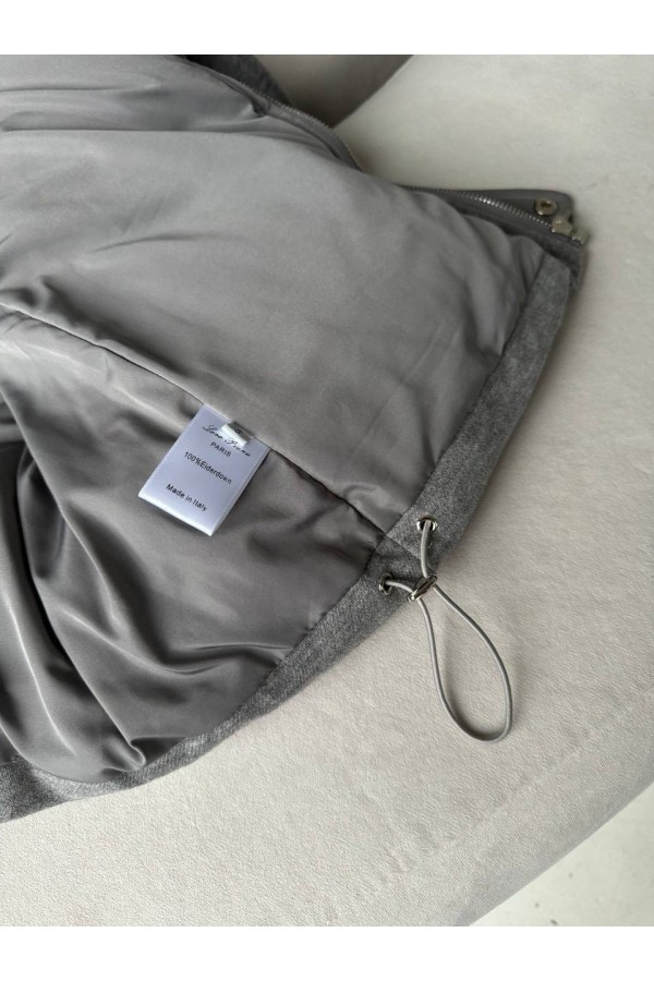 Женская серая жилетка Loro Piana premium