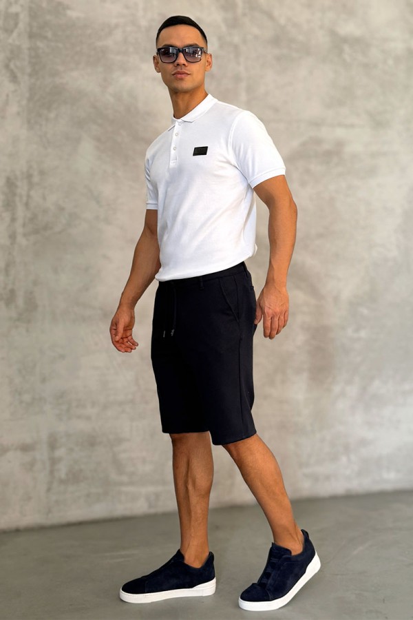 Мужские шорты Loro Piana чёрного цвета