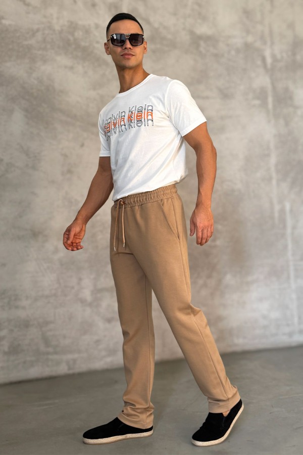 Мужские бежевые штаны Loro Piana