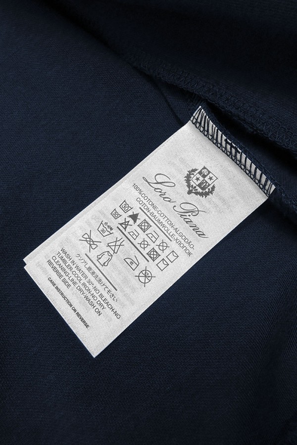 Кофта на молнии Loro Piana logo-embroidered - Navy