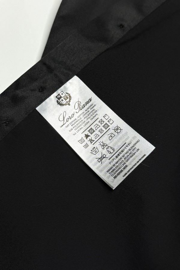 Мужская чёрная рубашка Loro Piana