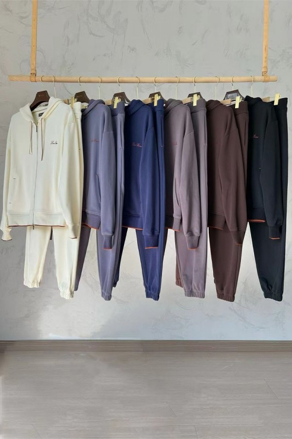 Спортивный костюм Loro Piana Premium signature logo - Grey