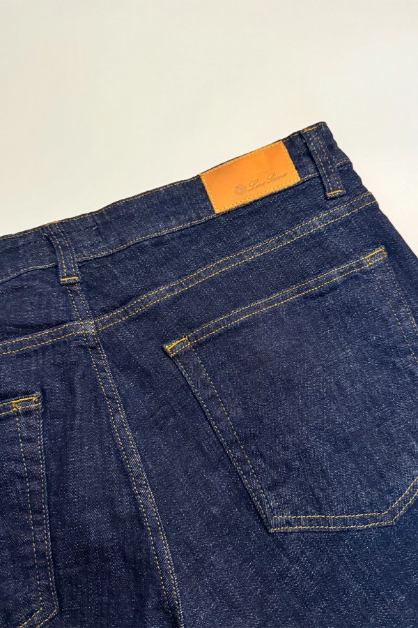 Джинсы тёмно-синего цвета Loro Piana