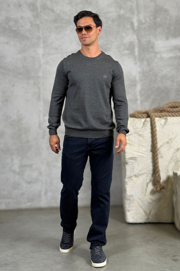 Мужской серый джемпер Loro Piana